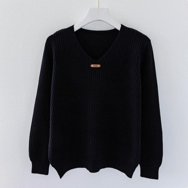 NADJA - ENG ANLIEGENDER RIPPSTRICKPULLOVER
