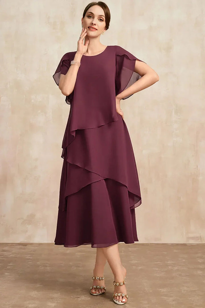 ZEHRA - KLASSISCHES CHIFFONKLEID