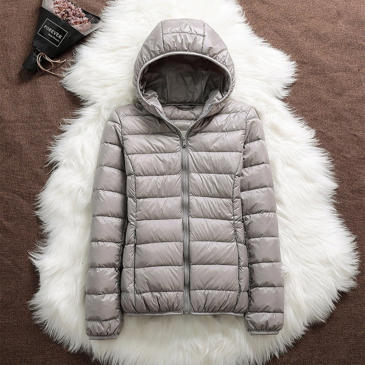 TEODORA - GESTEPPTE JACKE MIT KAPUZE