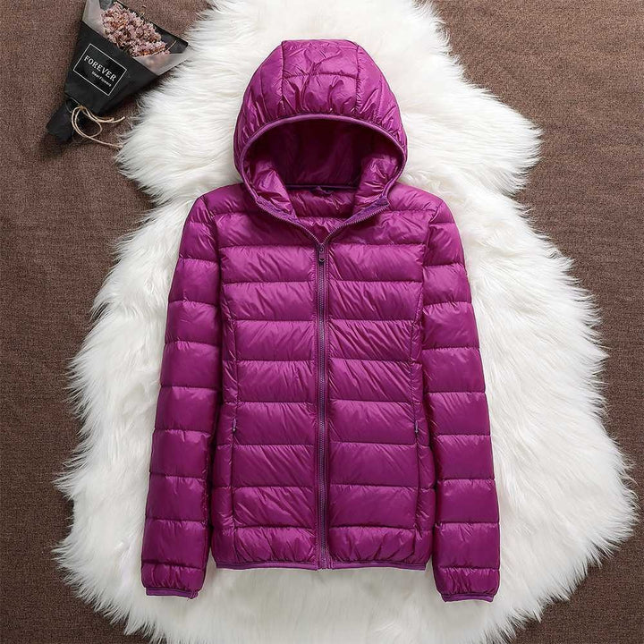 TEODORA - GESTEPPTE JACKE MIT KAPUZE