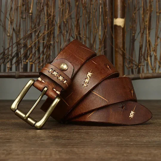EMMERICH - GÜRTEL AUS LEDER MIT METALLSCHNALLE
