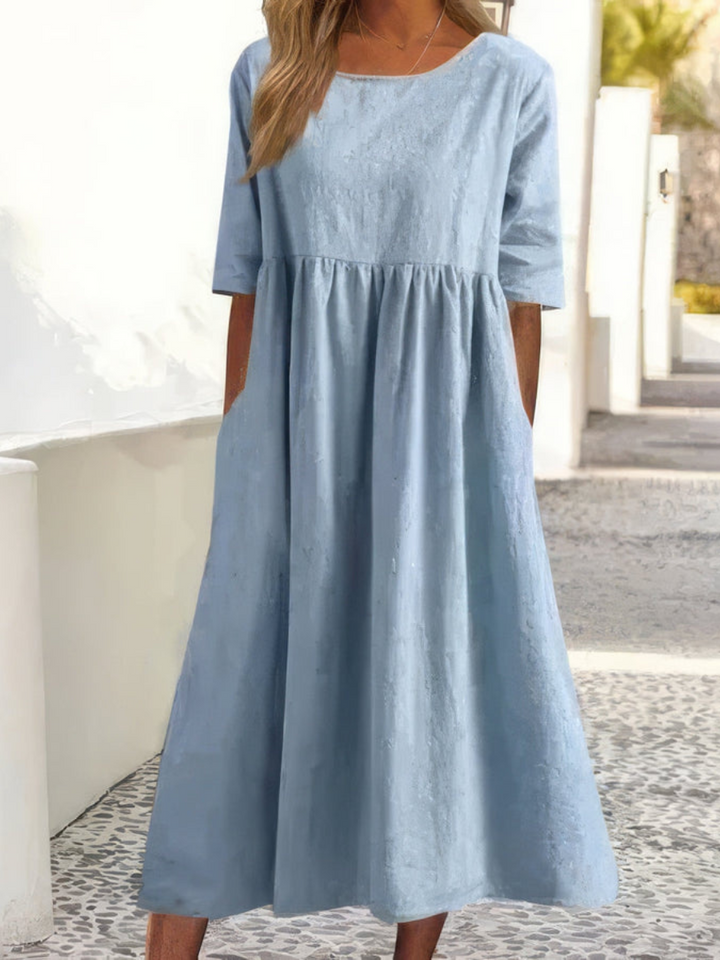 AMIRA - LOCKERES KLEID MIT TASCHEN