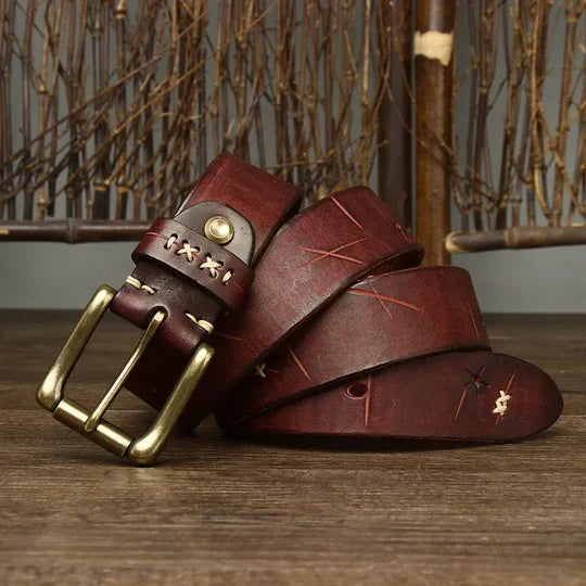EMMERICH - GÜRTEL AUS LEDER MIT METALLSCHNALLE