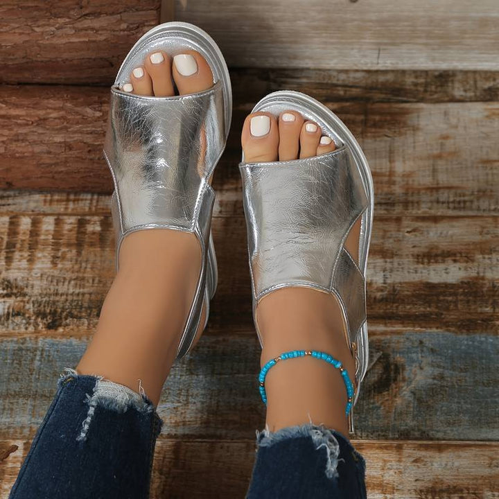 RENILDA - VERSTELLBARE ERGONOMISCHE KEILSANDALEN
