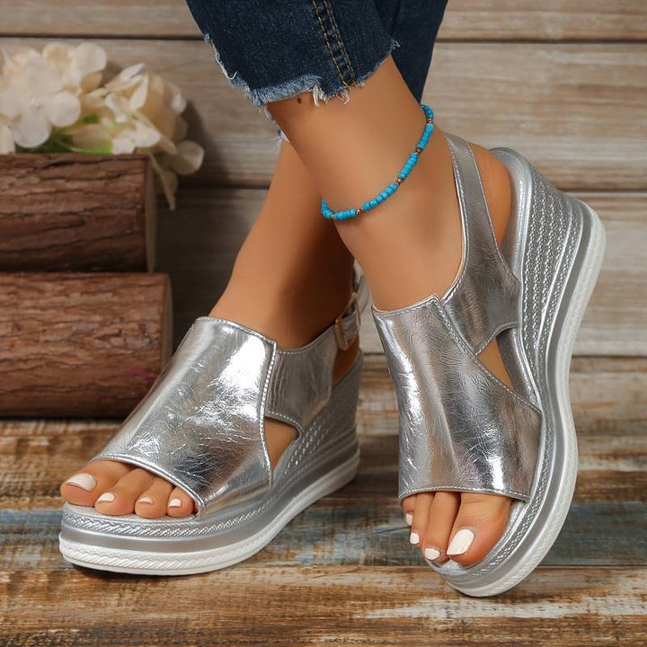 RENILDA - VERSTELLBARE ERGONOMISCHE KEILSANDALEN