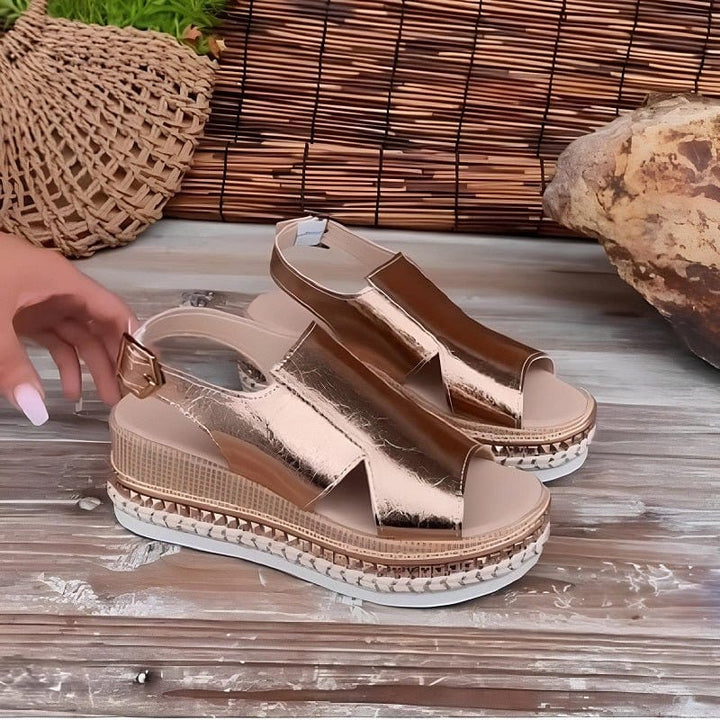 RENILDA - VERSTELLBARE ERGONOMISCHE KEILSANDALEN