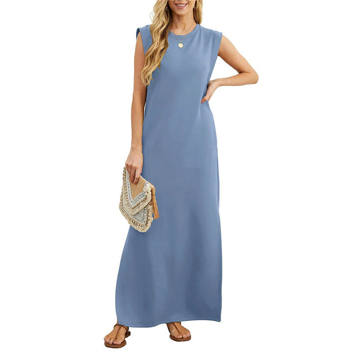 MERYEM - MAXIKLEID ÄRMELLOS GERADE UND LOCKER