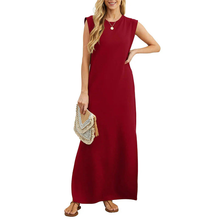 MERYEM - MAXIKLEID ÄRMELLOS GERADE UND LOCKER