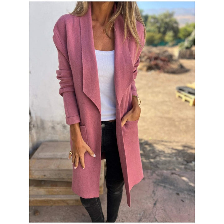 IMKE - LANGER CARDIGAN MIT OFFENEM SCHNITT