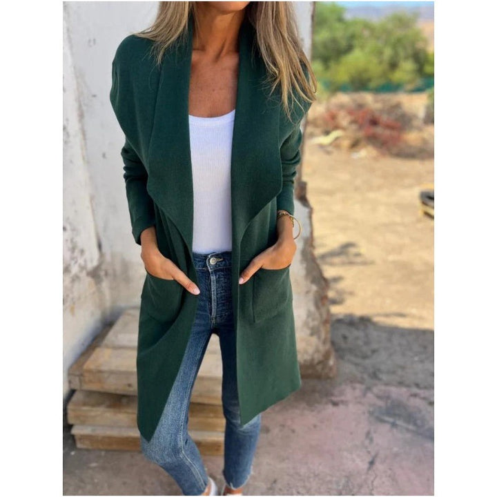 IMKE - LANGER CARDIGAN MIT OFFENEM SCHNITT