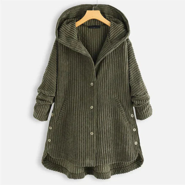 WINNIFREDA - CORDJACKE MIT KAPUZE