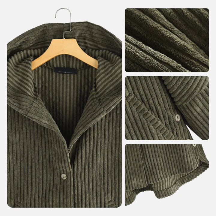 WINNIFREDA - CORDJACKE MIT KAPUZE