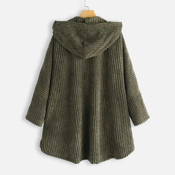 WINNIFREDA - CORDJACKE MIT KAPUZE