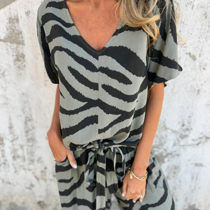 RODERICA - LOCKERES SET AUS BLUSE UND HOSE