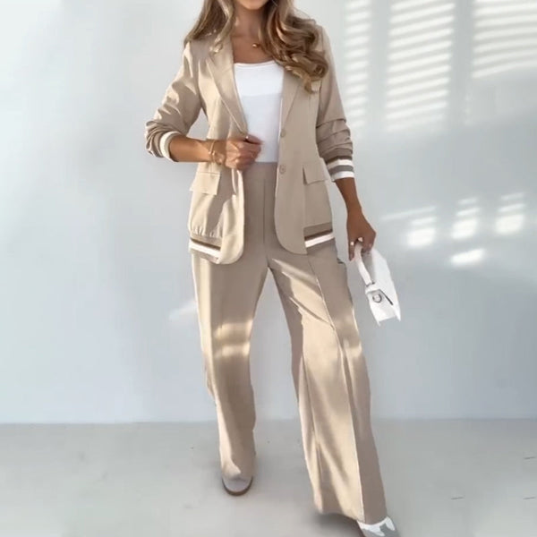 BAHAR - SET AUS BLAZER UND WEITEM HOSE