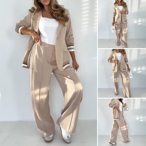 BAHAR - SET AUS BLAZER UND WEITEM HOSE