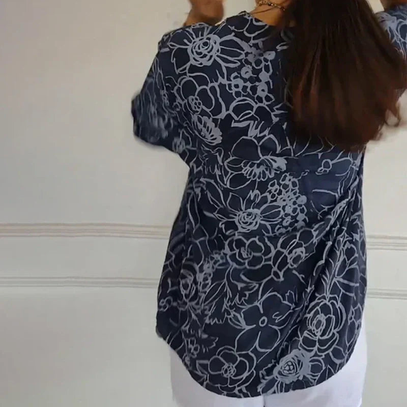 TILDA - LOCKERE BEDRUCKTE BLUSE