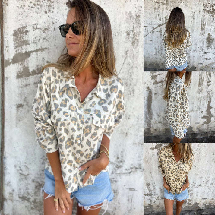 KÜBRA - LOSES HEMD MIT ANIMALPRINT