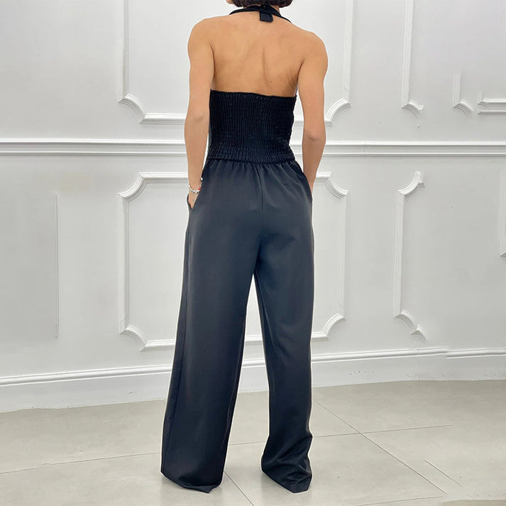 LORELEI - LANGER ÄRMELLOSER FIGURBETONTER JUMPSUIT