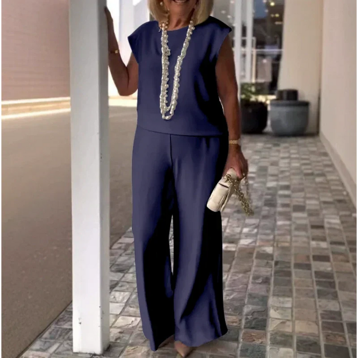 TUANA - BLUSE UND WEITE HOSEN SET