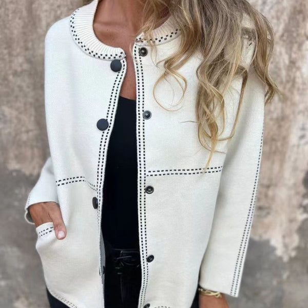 ZÜBEYDE - CARDIGAN MIT KNOPFLEISTE