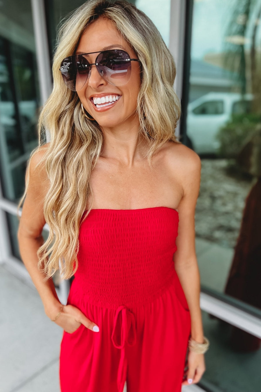 IRMGARD - SCHULTERFREIER JUMPSUIT