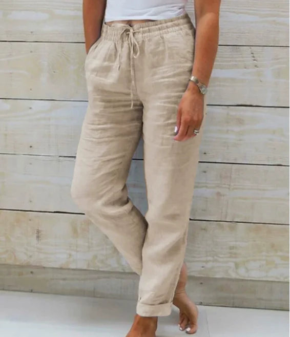 AURELIA - WEITE LEINENHOSE