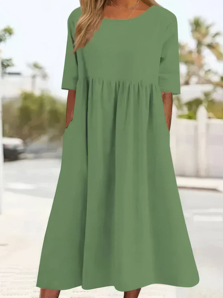 AMIRA - LOCKERES KLEID MIT TASCHEN